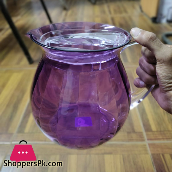 Snail Purple Acrylic Lassi Jug + Lid Made in Taiwan High Quality