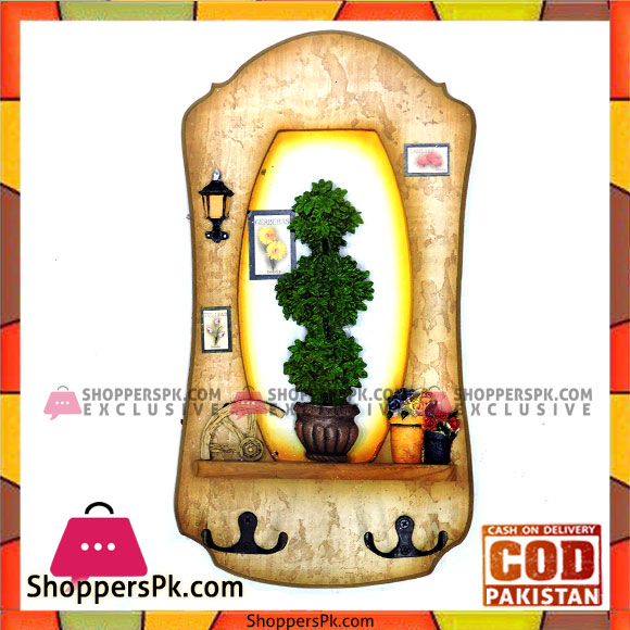 Wall Hanging Keys Holder Wooden 4 Hook