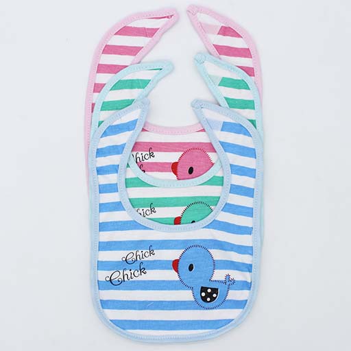 3PCS MEDIUM BIB - Random Design