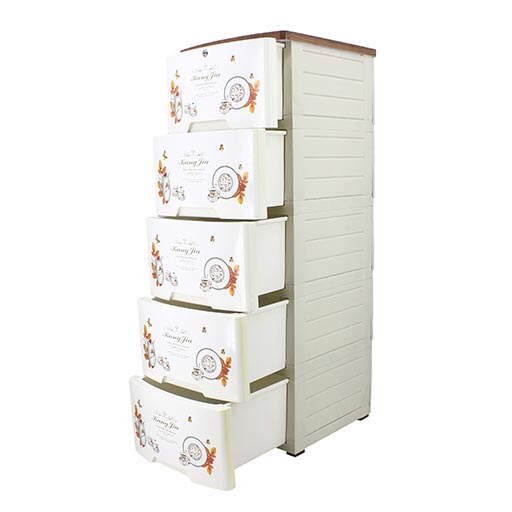 5 LAYER DRAWERS WOOD TOP 41050T