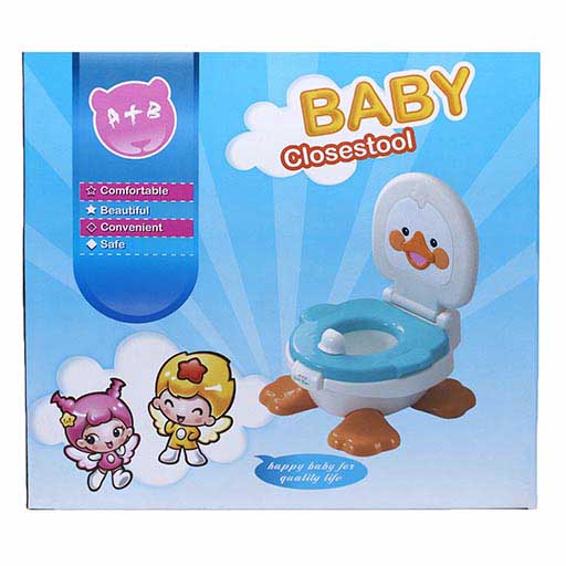 BABY POTTY SEAT CLOSESTOOL DUCK DESIGN 6810 A+B