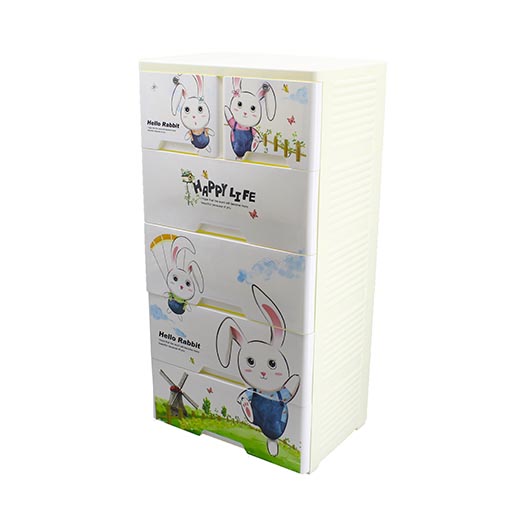 4+2 DRAWERS BLUE/WHITE HAPPY LIFE 2653