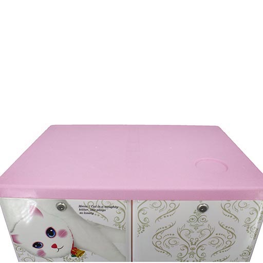 4+2 DRAWERS BLUE/WHITE MEOW 2655