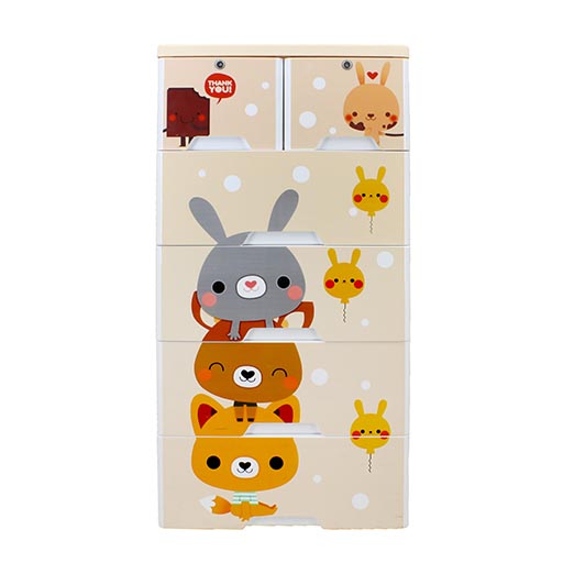 4+2 DRAWERS CHOCO CAFE 8005A