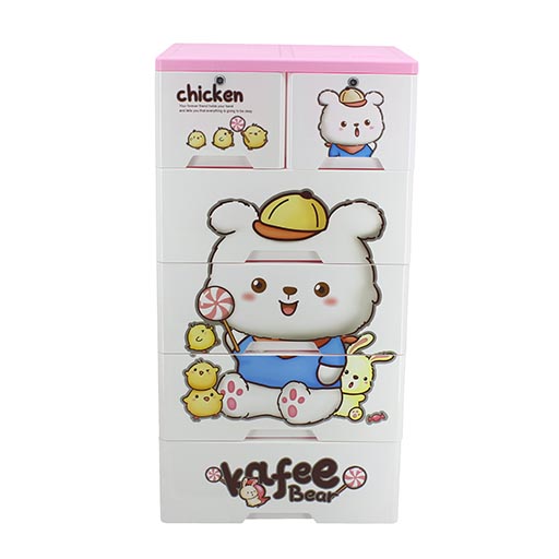 4+2 DRAWERS CHICKEN BEAR 6055