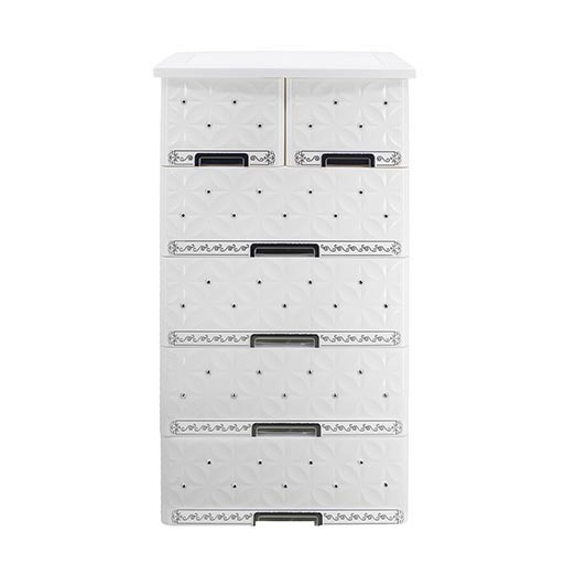 4+2 DRAWERS BEADS LIGHT YELLOW 585189