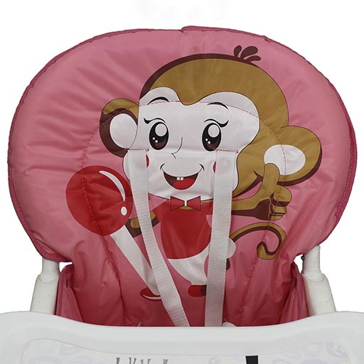 HIGH CHAIR MONKEY PINK HC-2289