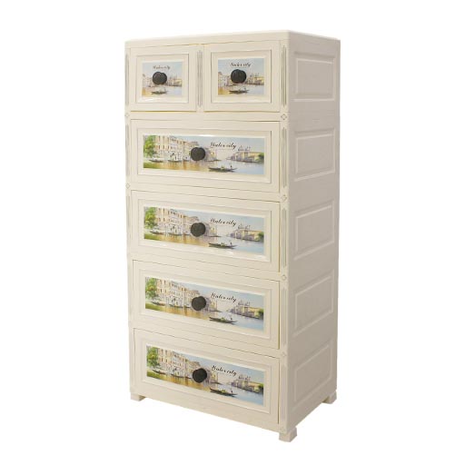 4+2 JUMBO HANDLE DRAWERS WATER CITY 705869