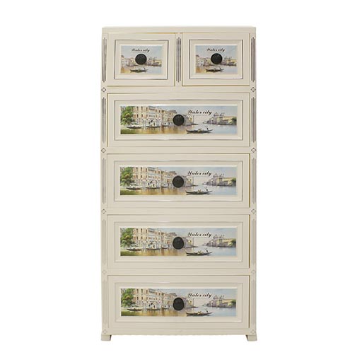 4+2 JUMBO HANDLE DRAWERS WATER CITY 705869