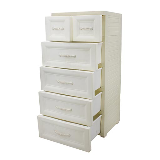 4+2 DRAWERS PLAIN HANDLE SMALL 5075