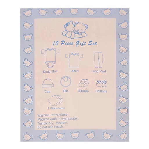 GIFT SET HALF SLEEVES PRINTED BOX 10PCS SET