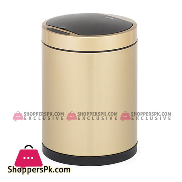 EKO 35 liter Docomo Sensor Bin Stainless Steel Trash Can EK9285CG
