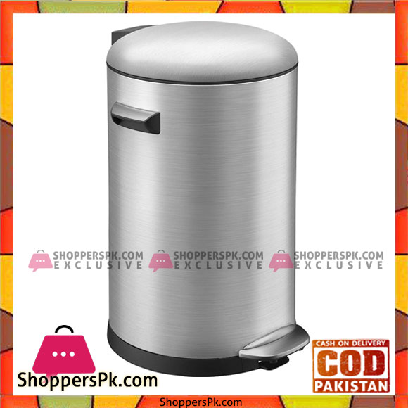 Eko European pedal stainless steel trash bin 30-Liter