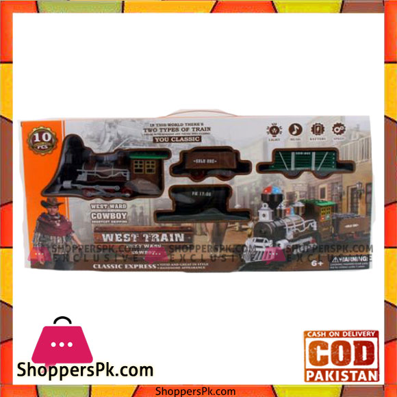 Electric West Train Classic Toy Train Track Set