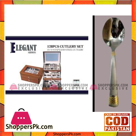 Elegant 128Pcs Cutlery Set - EL128W G