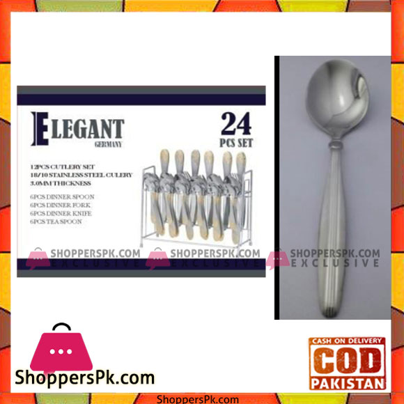 Elegant 24Pcs Stnd Cutlery Set – EL24S12