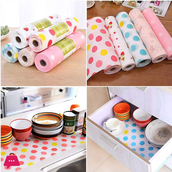 Kitchen Cabinet Liner Drawer Mat Table Desk Shelf Wardrobe Pad Non-Slip Placemat 1pcs 45 x 160 CM(Small)