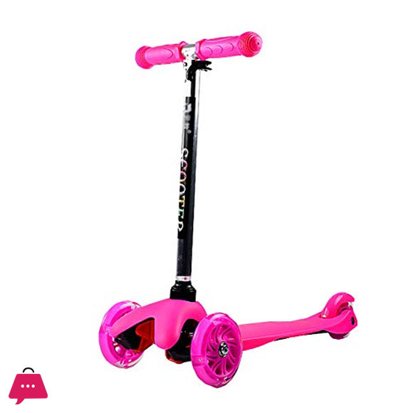 Nitro Nova Three Wheeled Scooter Folding handlebar handle