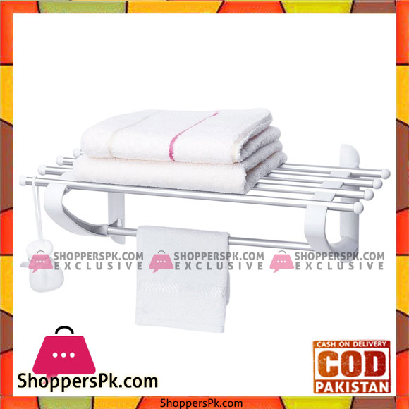 Primanova Rustproof Bathroom Shelf Aluminium Towel Rail Turkey Made