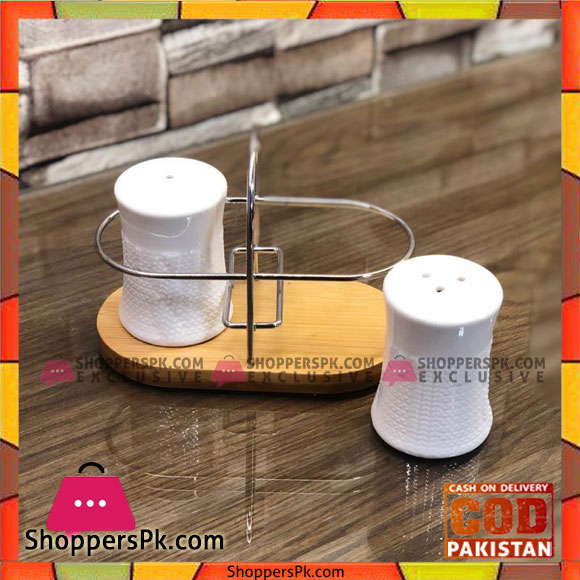 2pcs Salt & Peper Set With Stand