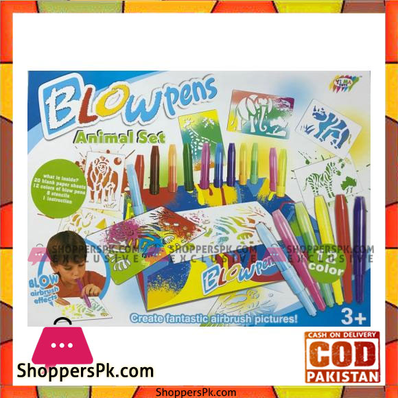 Blow Pens Animals Set