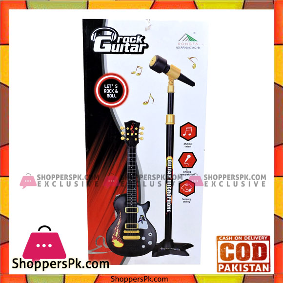 Guitar With Microphone On Batteries