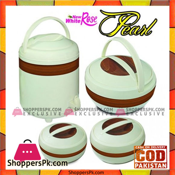 Happy White Rose Pearl 4 Pcs Gift Pack
