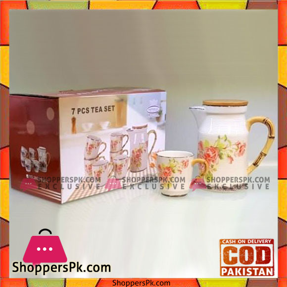 Imperial Collection Tea Set - Set of 7 - Ceramic Ware