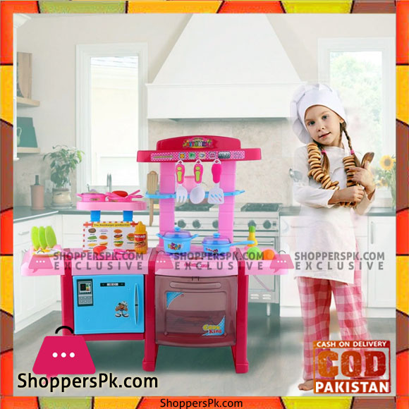 Multi-functional Kitchen Cooking Play Set with Light and Music