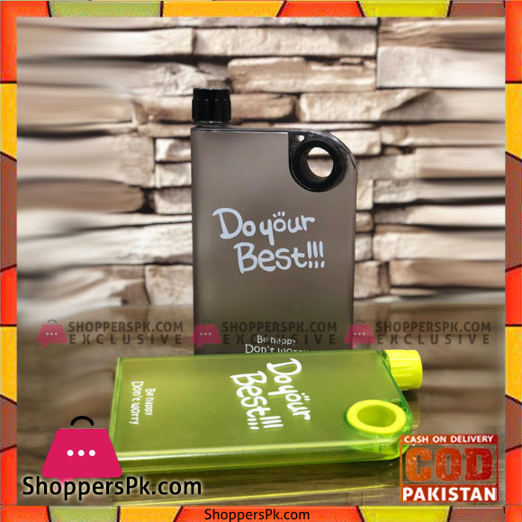 Do Your Best Note Book Water Bottle 380ml 1 - Pcs