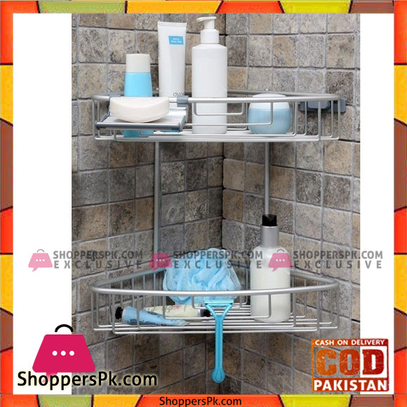 Primanova Paloma Aluminum Bathroom 2 Shelves Tukey Made M-N31-30