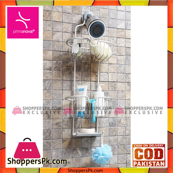Primanova Paloma Aluminum Shower Basket 2 Piece Tukey Made M-N26-30