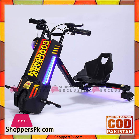 360 Degree 36-V Electric Super Power Scooter CoolBaby Drifting Trike Scooter Go Kart
