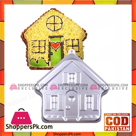 Aluminum House Cake Mold Bakeware Muffin Baking Pan Bread Mould