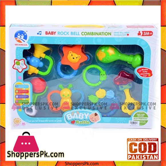 Baby Rock Bell Combination Baby Rattle
