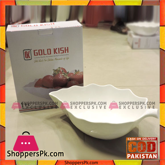 Gold Kish 1pcs Salad Dish Medium Model - GK201531