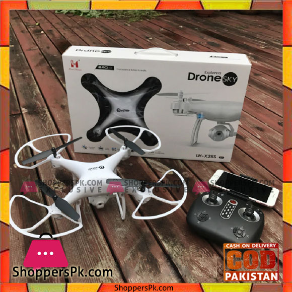 Professional WIFI FPV Aerial Remote Control 2.4G 4CH Drone Quadcopter 720P Camera With LED Light LH-X25