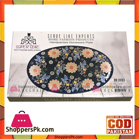 Super Dine HandPainted High Quality Stoneware Plate