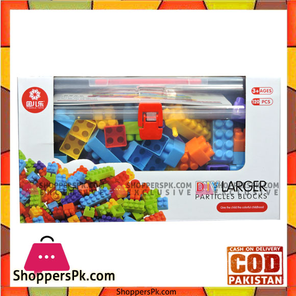 120Pcs DIY Larger Particles Block Toy For Kids