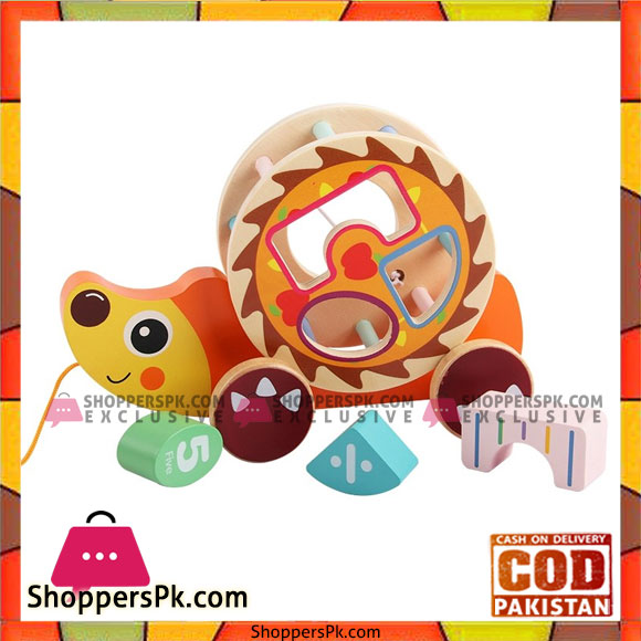Cartoon Animal Building Block Trailer Baby Early Educational Toy