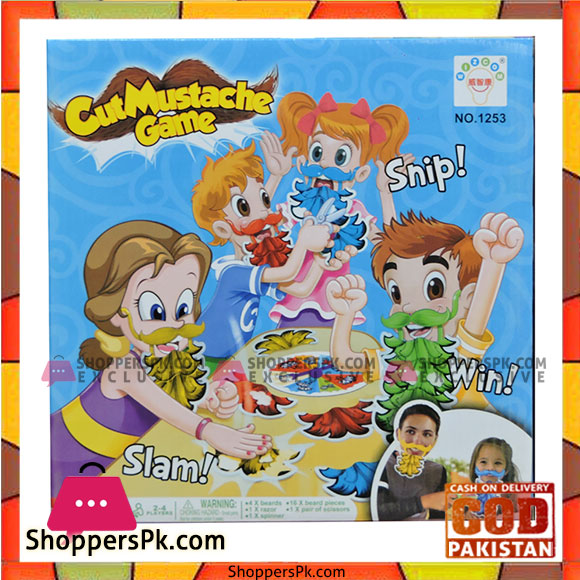 Cut Mustache Game for Kids