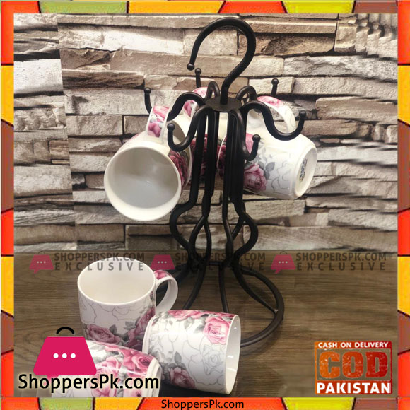 High Quality Rod Iron Mug Stand
