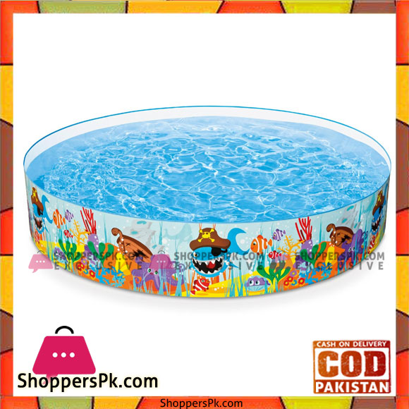 Intex Ocean Reef Snapset Inflatable Pool - 8 Feet x 18 Inches - 36 months - 10 years - 56453