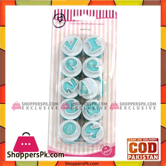 Mini Number Plunger Cutter Set - S 715