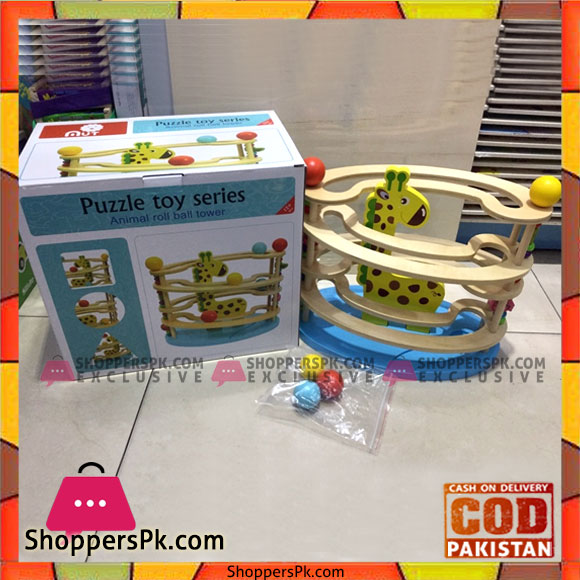 Puzzle Toy Series Animal Roll Ball Tower