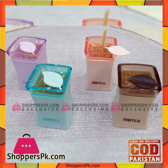 Metka Fiber Toothpick Bottle (with toothpick) Bamboo Fiber Plastic Toothpic
