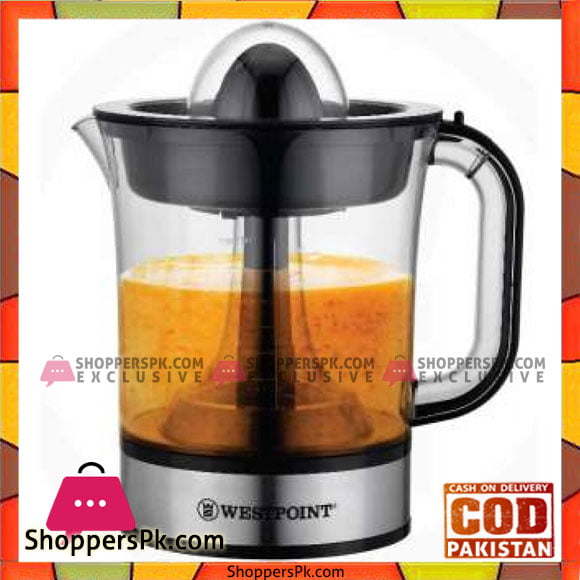 Westpoint WF-550 - Deluxe Citrus Juicer - Silver & Black.
