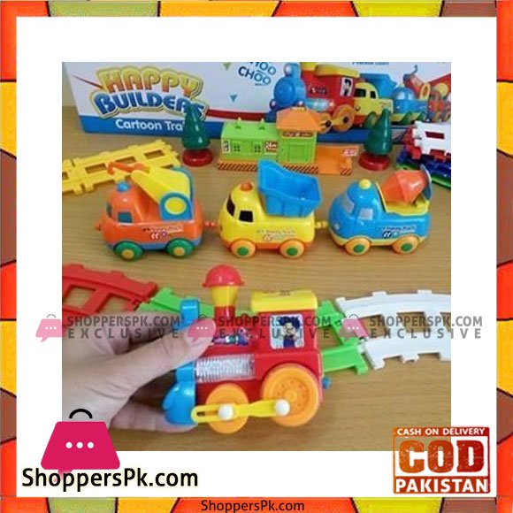 Happy Builders Track Train