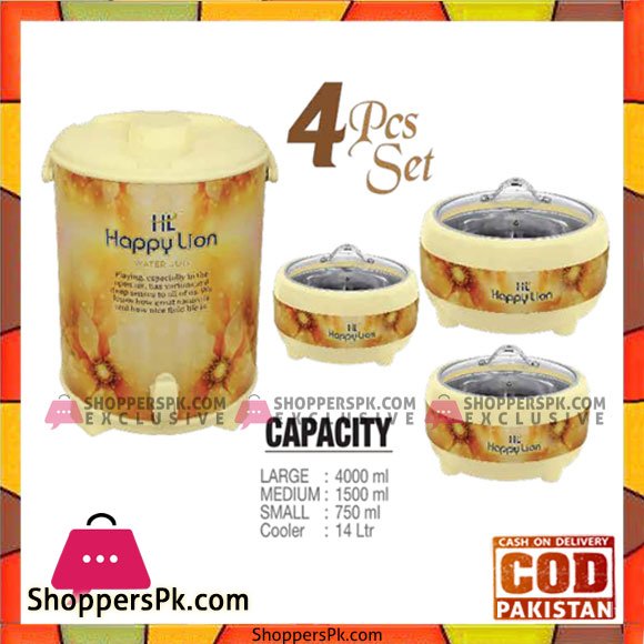 Happy Handsome Lion Pearl Glass Top Gift Pack
