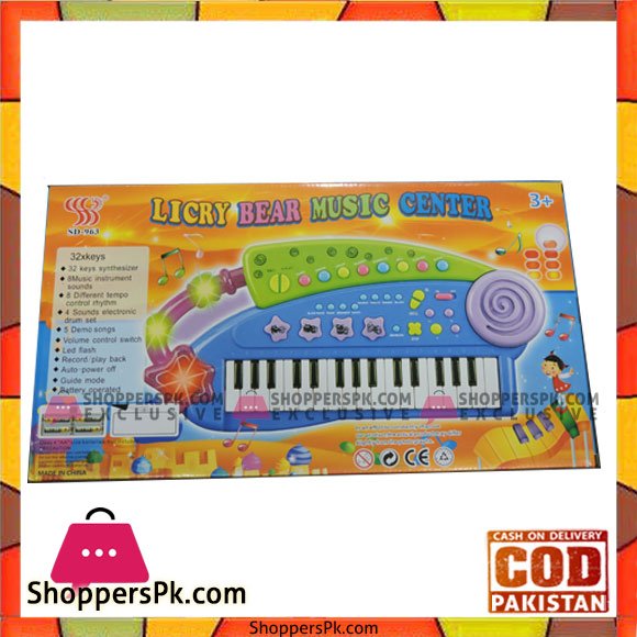 Kids Happy Licry Bear Music Center